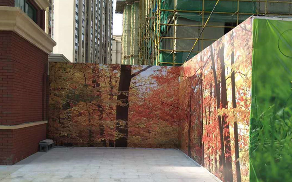 建筑工地墙绘制作